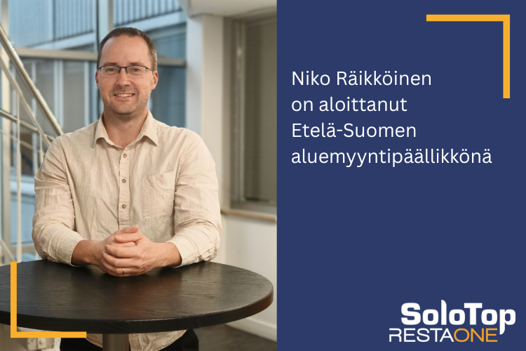 Niko Räikkönen on aloittanut Etelä-Suomen aluemyyntipäällikkönä